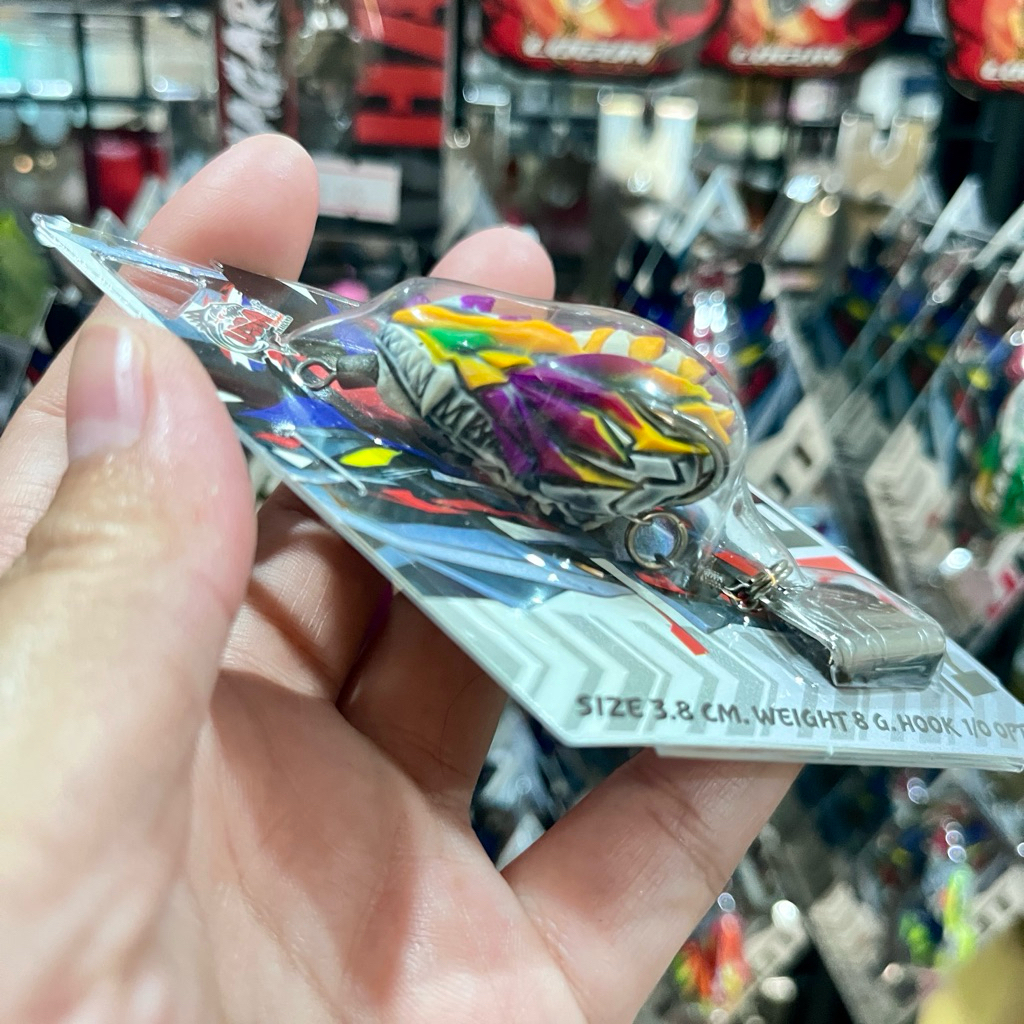 เหยื่อกบ ROBOT USA BPO 3.8cm 8g กบใบหลิว เหยื่อตกปลาช่อน กระพง Hook 1/0 ...