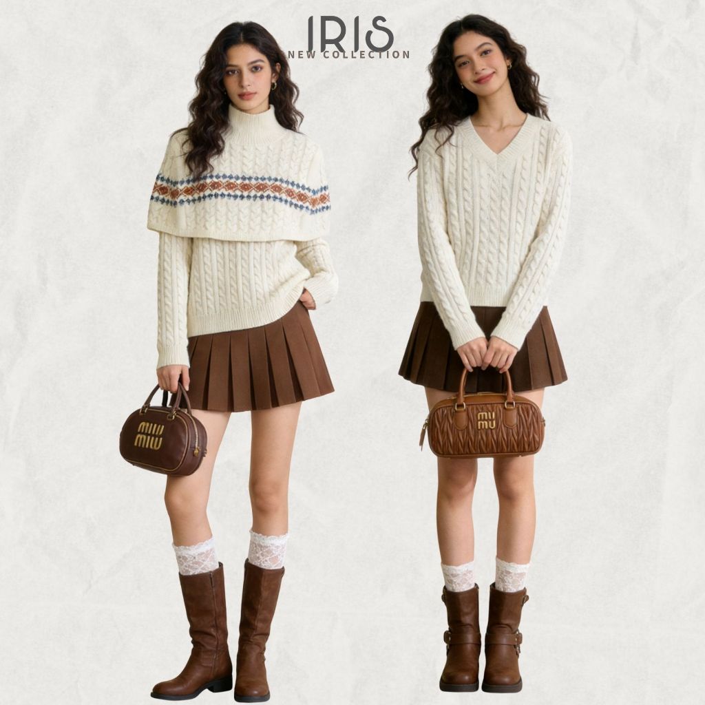 「สินค้าลิขสิทธิ์แท้」IRIS BOUTIQUE | IS3607 Voyage sweater สเว็ตเตอร์ ...