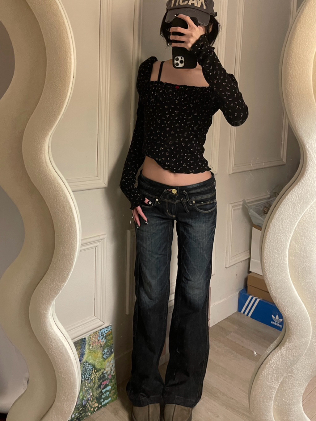ยีนส์ Vintage Y2K Low Rise แบรนด์ญี่ปุ่น Something by Edwin | Shopee ...