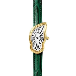 LAPHONT MELTING WATCH SLIM GOLD CASE MENS BAND GREEN