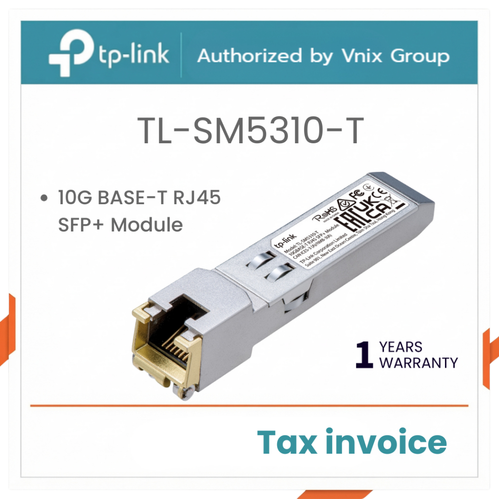 TP-Link TL-SM5310-T 10G BASE-T RJ45 SFP+ Module By Vnix Group | Shopee ...
