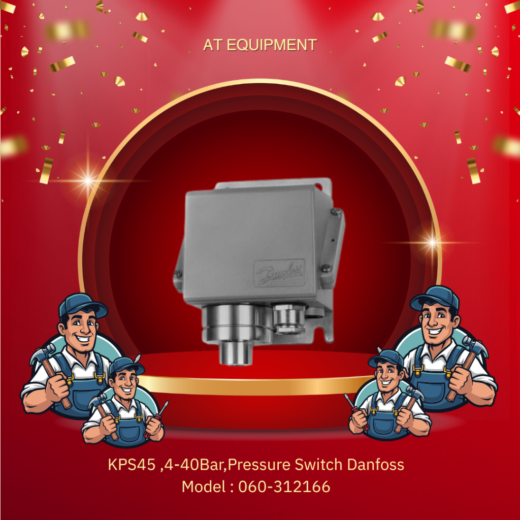 Danfoss Model : 060-312166 เพรสเชอร์สวิทช์ สวิตช์แรงดัน KPS45 ,4-40Bar ...