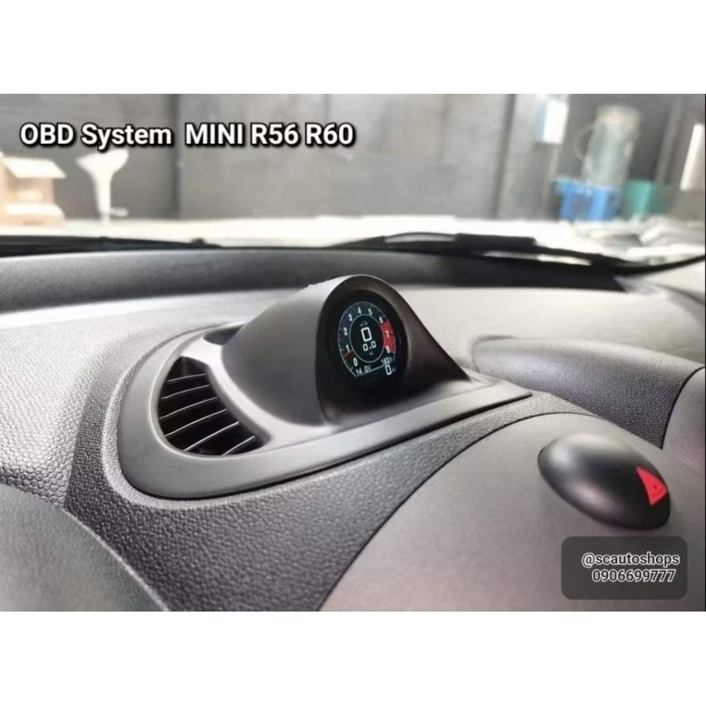 ชุด OBD +ฐานตรงรุ่น วัดบูธและความร้อน สำหรับ MINI Cooper R55 R56 R57 ...