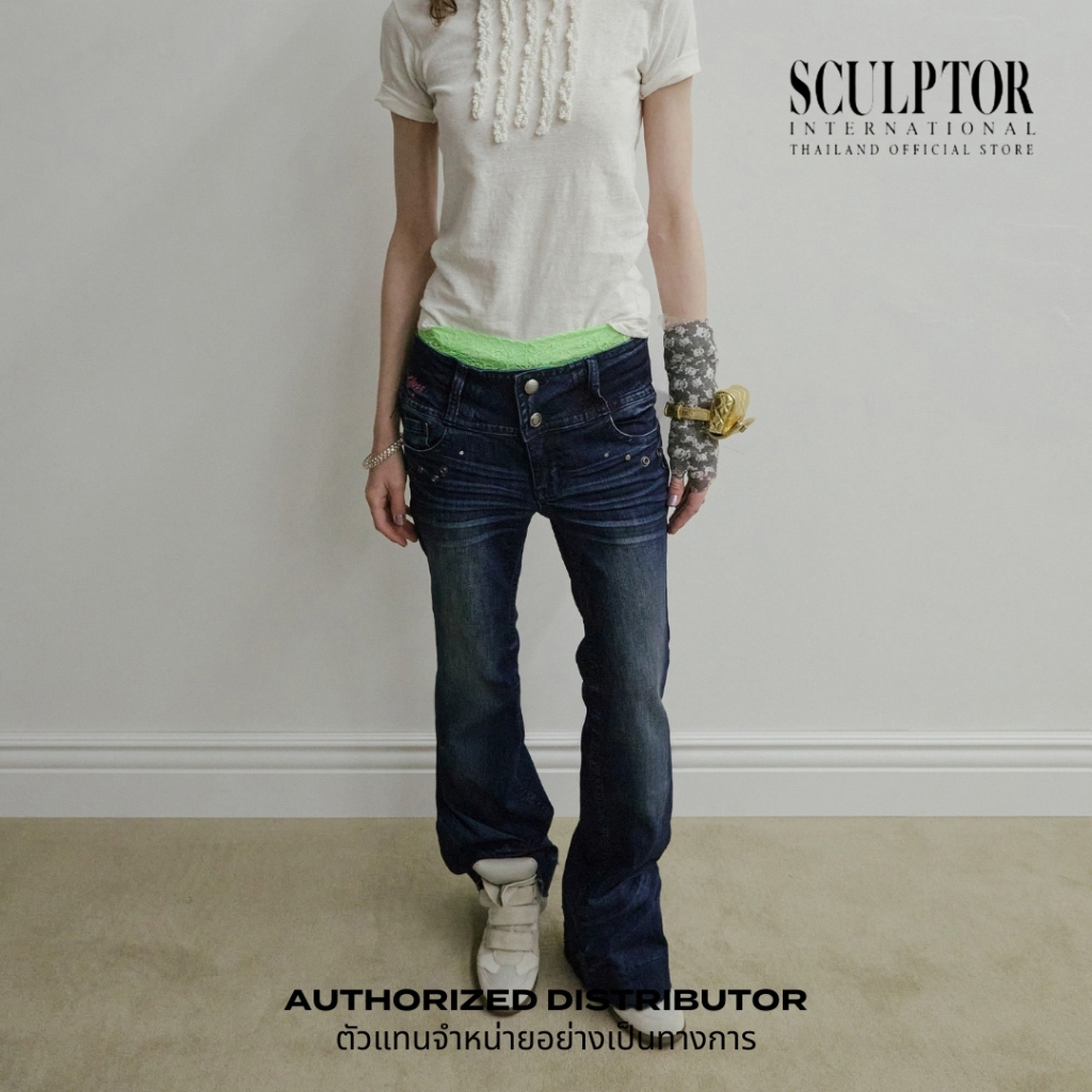 SCULPTOR® กางเกงยีนส์ DIY Bootcut Denim | Shopee Thailand
