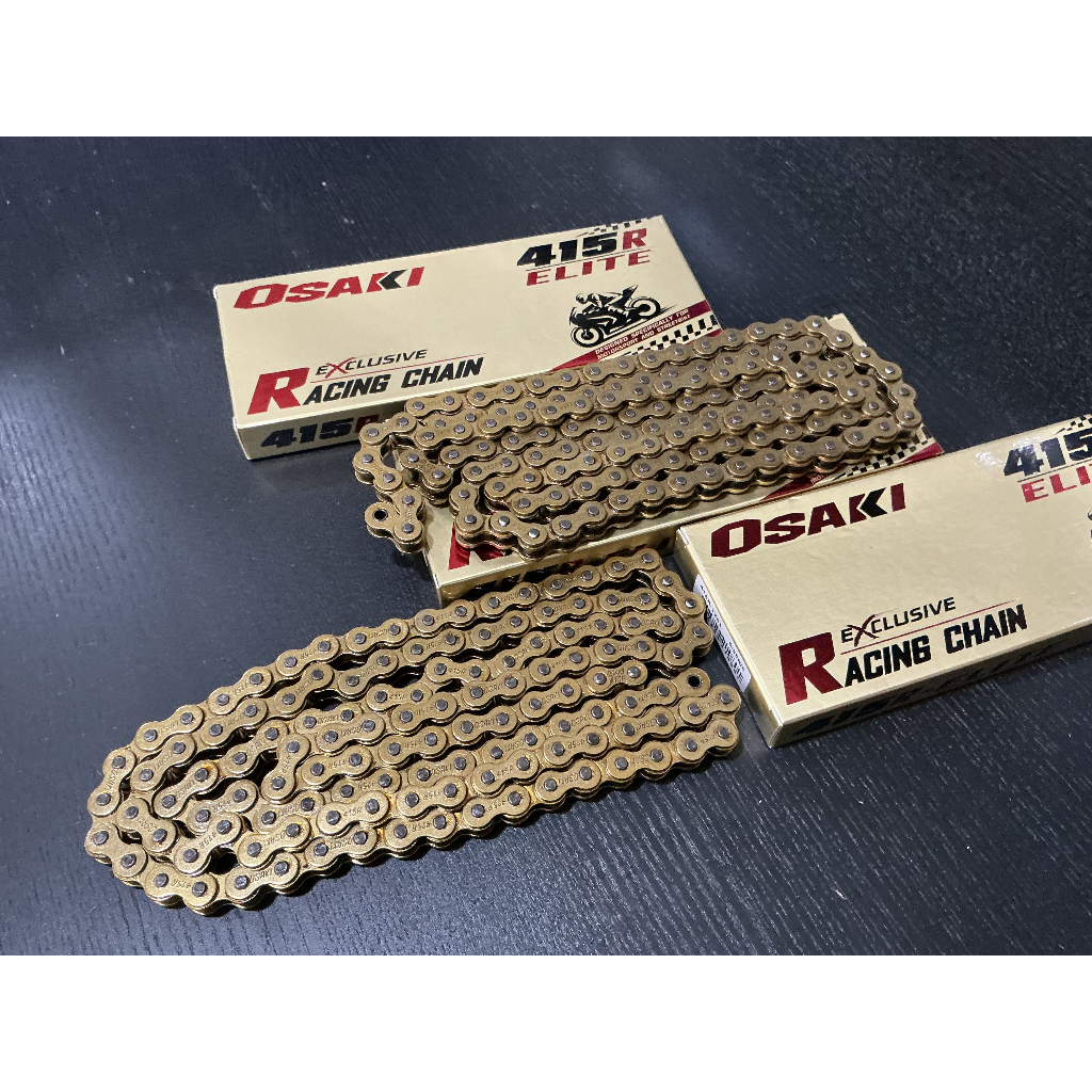 โซ่ OSAKI RACING โซ่ทอง 415 R รุ่น ELITE G-SERIES 415 126L 130L มี 2 ...