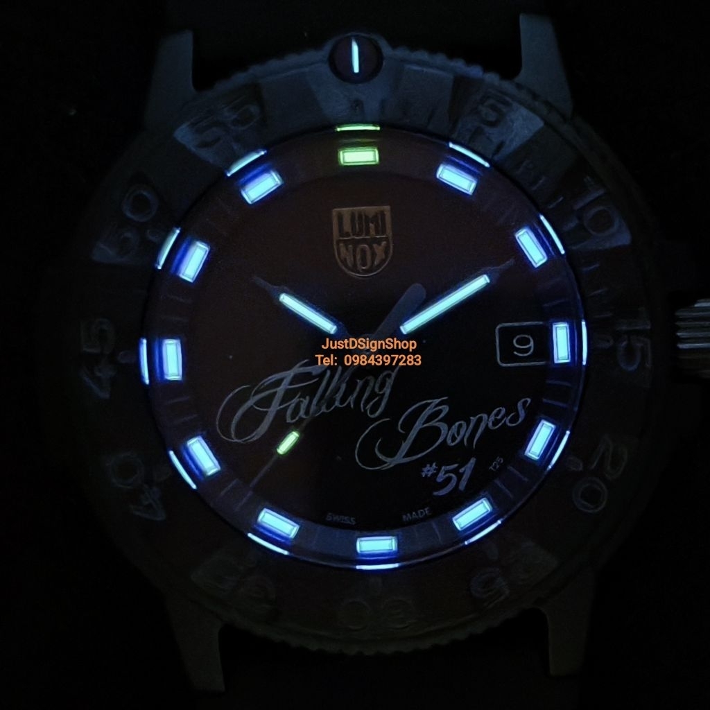 Luminox 3000 Falling bones (Black) limited edition 250 set ของสะสม