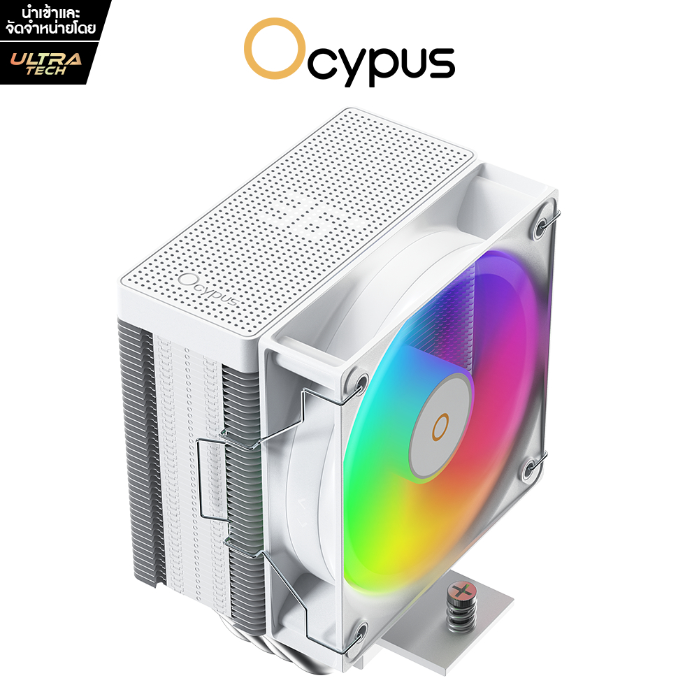 [ULTRATECH] OCYPUS GAMMA A40 WHITE ARGB DIGITAL (CPU AIR COOLER / ชุดลมความร้อนซีพียู)