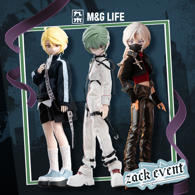 M&G Life x ZACK EVENT Series Articulated Figure 1pcs BJD Blind Boxes ...