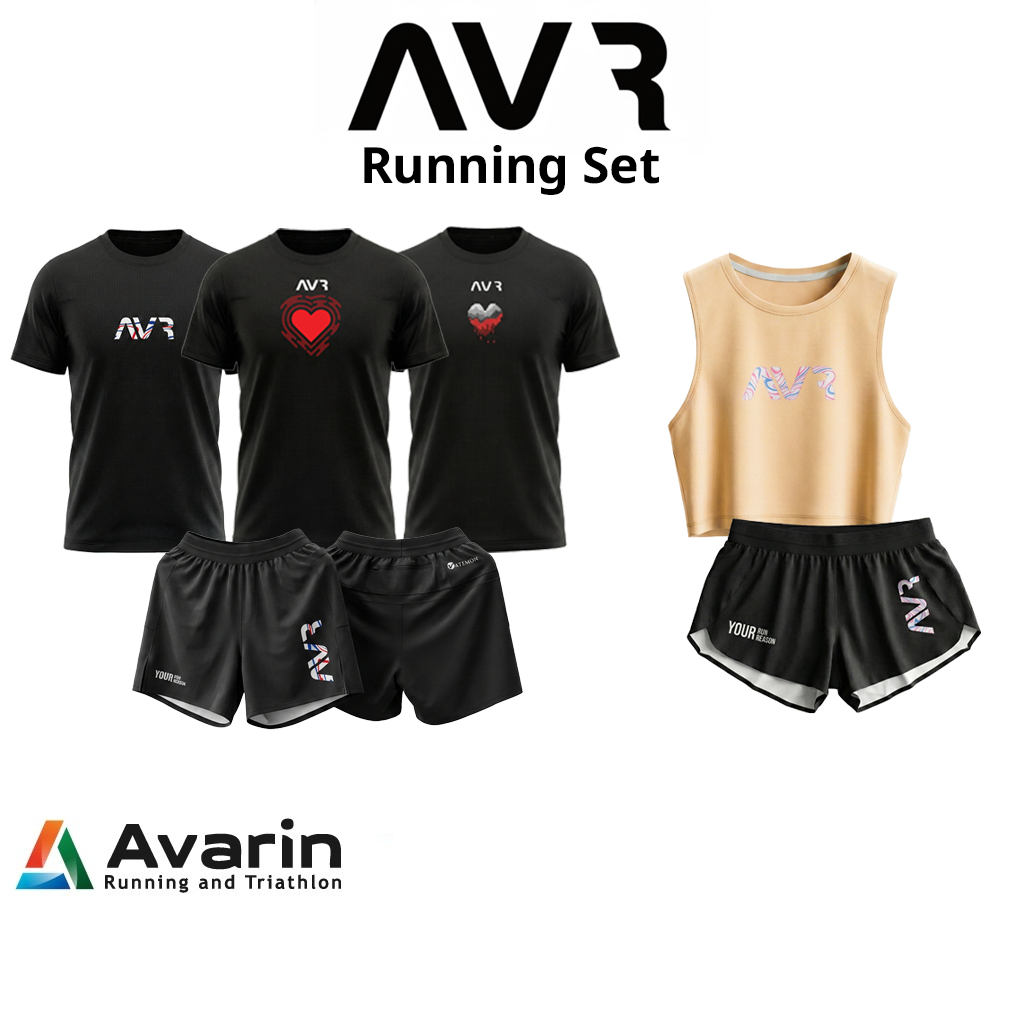 AVR Running Set Limited Color เสื้อวิ่ง / กางเกงวิ่ง | Shopee Thailand