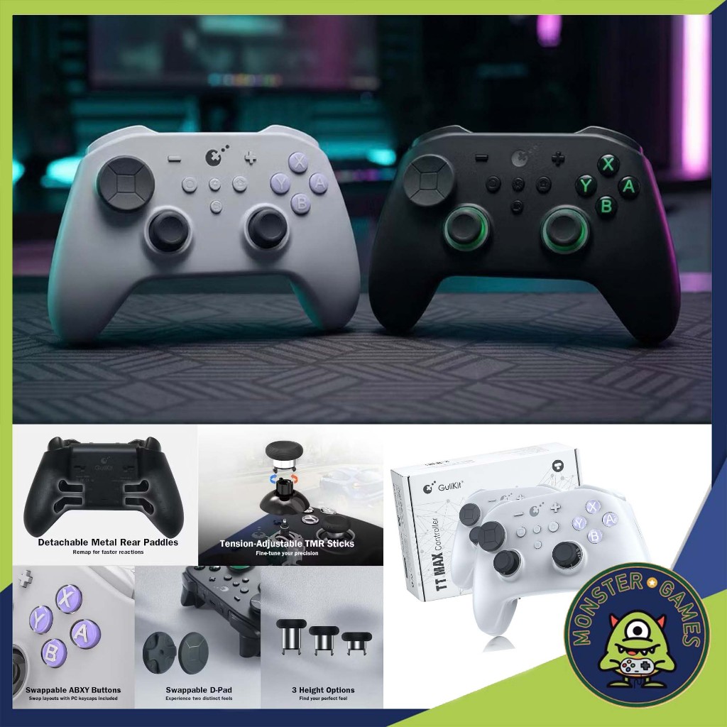 GuliKit TT MAX For Switch / Xbox / PC / Android / iOS (Joy-Pro Switch ...