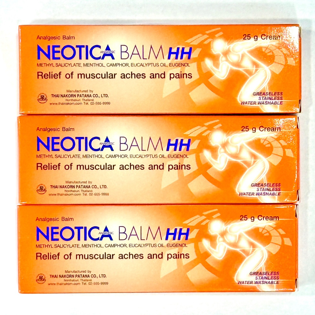 Neotica Balm HH [25g.] Cream นีโอติก้า บาล์ม เอชเอช ครีมทาบรรเทาอาการ ...