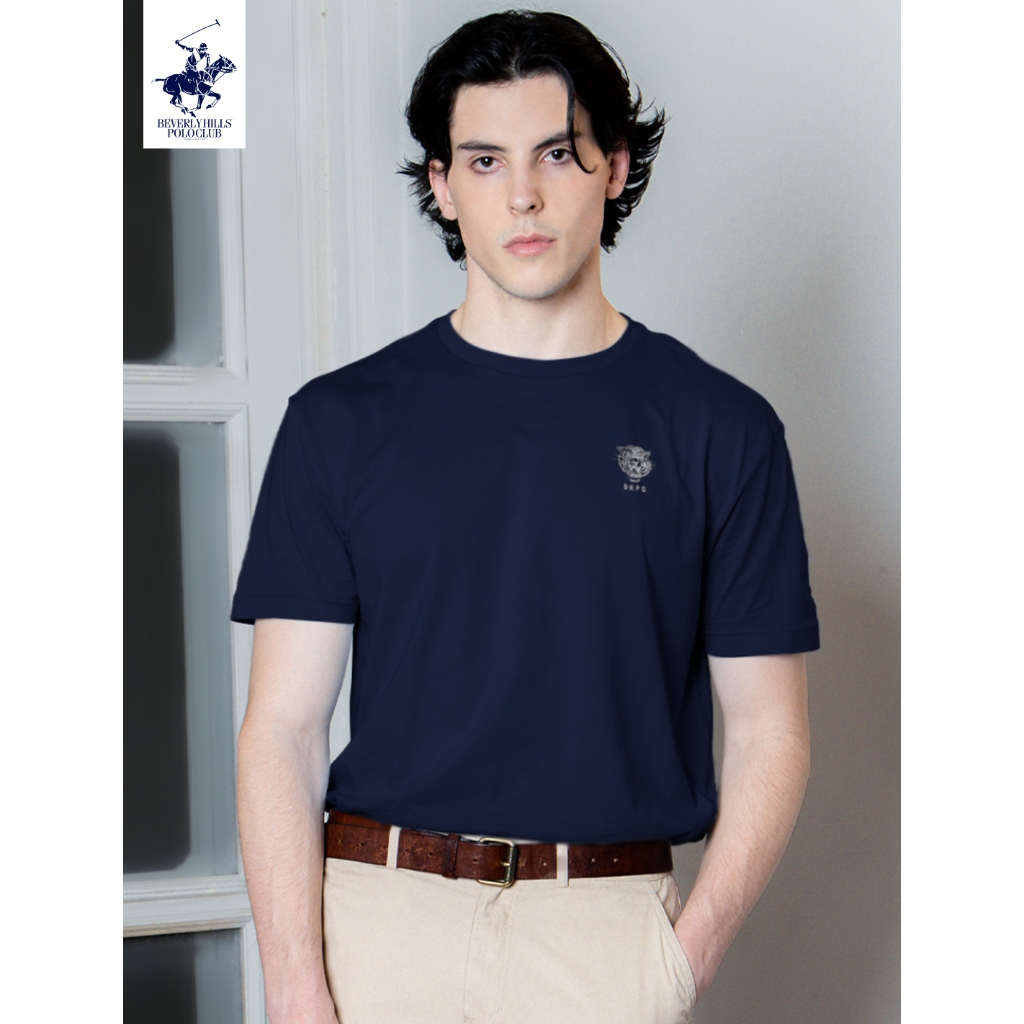 BEVERLY HILLS POLO CLUB เสื้อยืดคอกลมแขนสั้น รุ่น BNSR489 (งานโลโก้ปัก)
