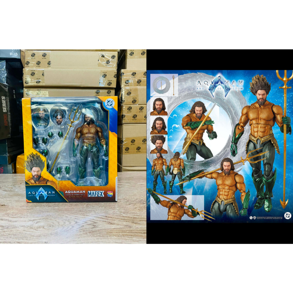 MAFEX No.267: Aquaman (Gold & Green Suit) | Shopee Thailand