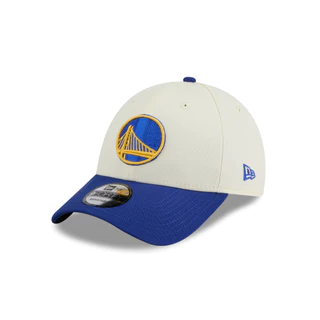 หมวกแก๊ป New Era รุ่น Golden State Warriors League Mix Game Day 2-Tone Royal Visor Chrome White 9Forty Cap