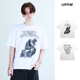URTHE - เสื้อยืด Oversize รุ่น HEAVY THOUGHTS OVERSIZE T-SHIRT