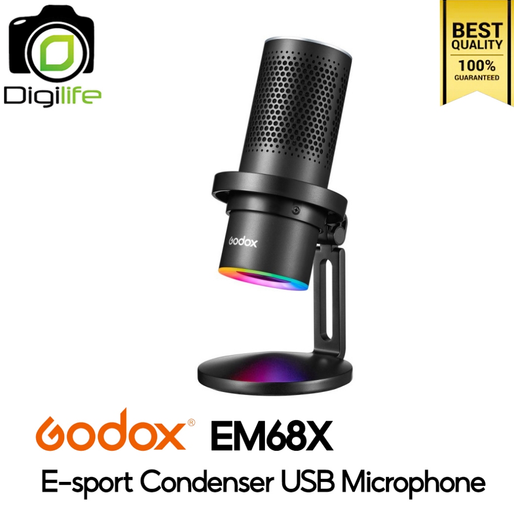 ลดล้างสต๊อก - Godox Microphone EM68X  USB Condenser Microphone สำหรับ Live streame, Video / DigilifeThailand