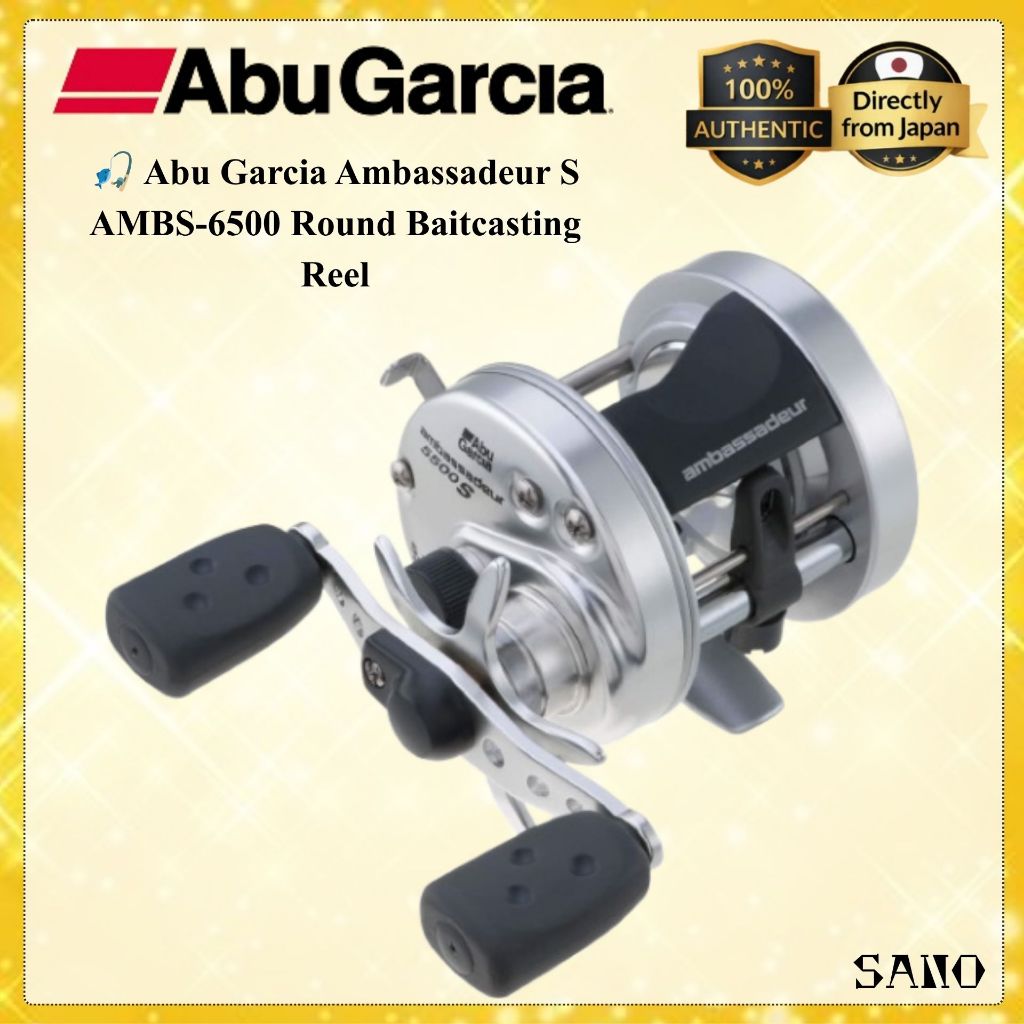 ambassadeur 6500 saltwater reel Abu Garcia CL Steel Grey Each reel is constructed with three shielded stainless steel ball bearings and a corrosion Abu Garcia 049536 Reel Ambassadeur