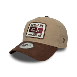 หมวกแก๊ป New Era รุ่น New Era Patch Suede 2-Tone Brown Visor Camel 9Forty E-Frame Cap