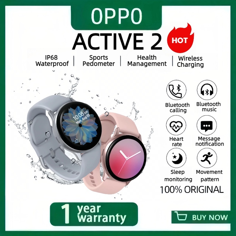 Smartwatch watch Galaxy Active Watch T2 pro สมาร์ทวอทช์ กันน้ำ IP67