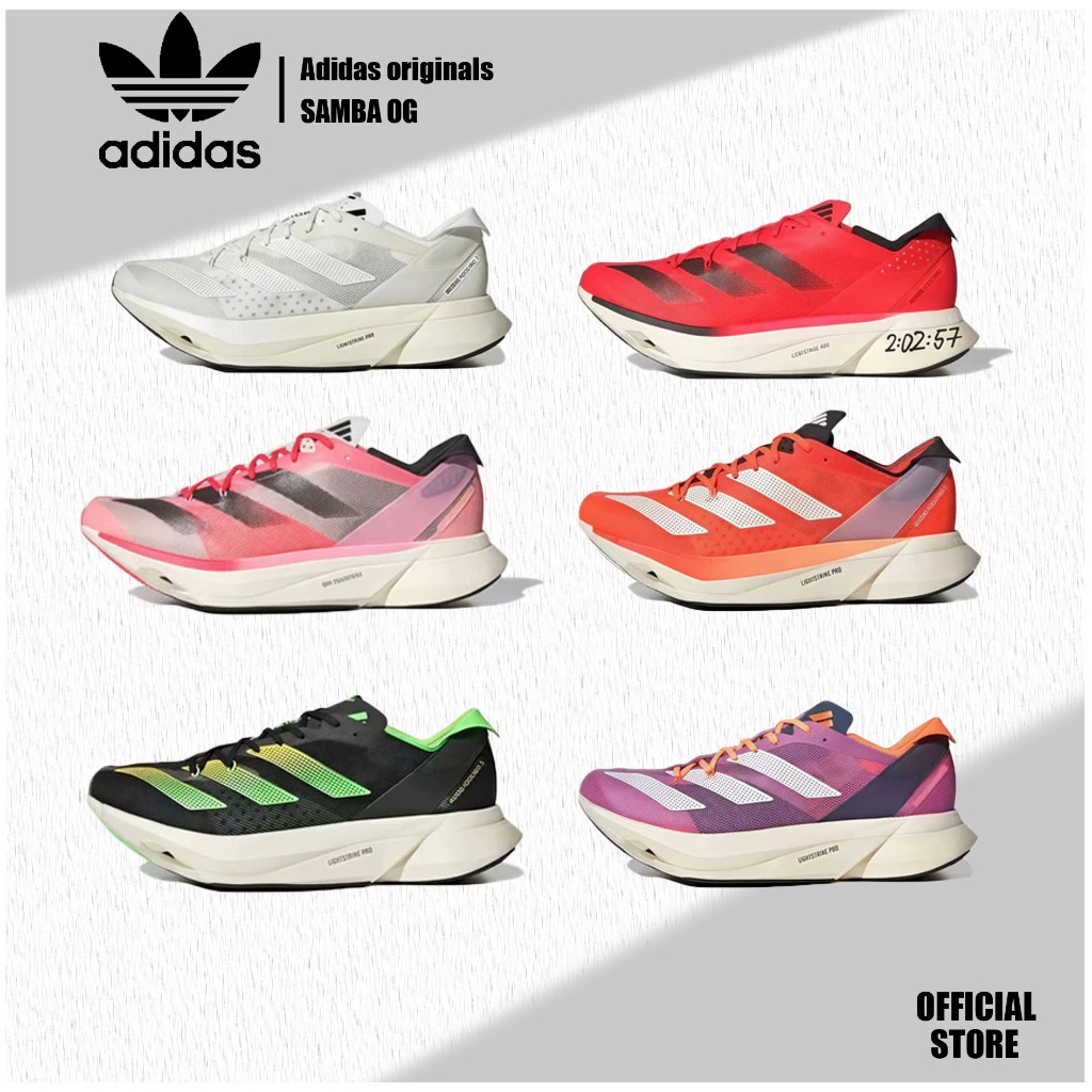 (ของแท้ 100%)รองเท้าวิ่ง Adidas Adizero Adios Pro 3 สำหรับผู้ชายและ ...