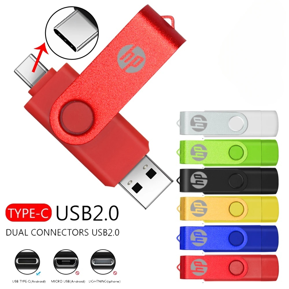 3 IN 1 USB Flash Drive USB2.0 Memory Disk 1TB Pen Drive 1TB 2TB Lash ...