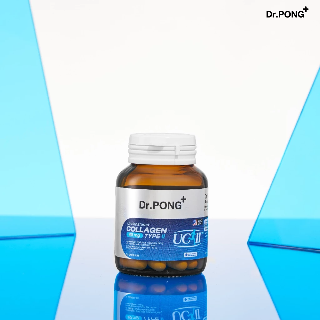 Dr.PONG Undenatured Collagen Type II 40 mg คอลลาเจนไทป์ทู ดูแลข้อและกระดูก