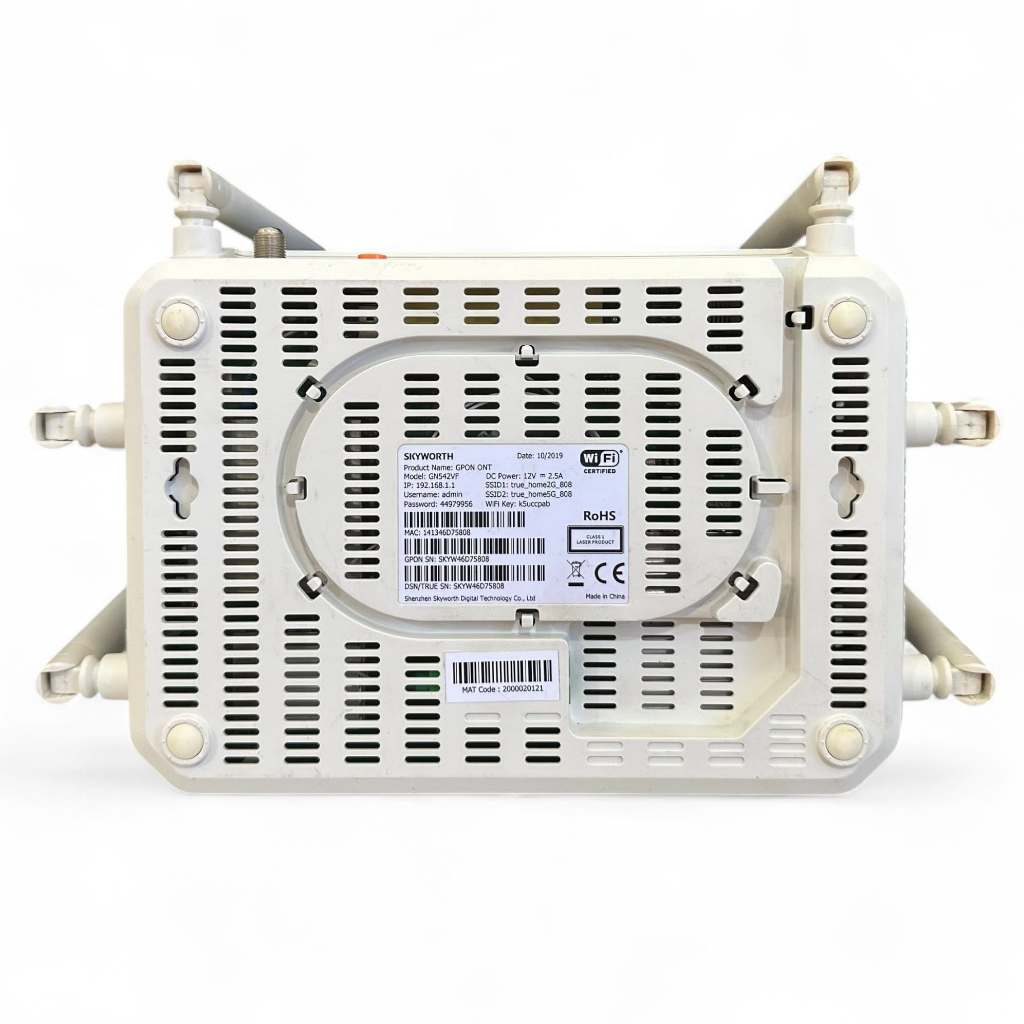 เราเตอร์ทรู True Gigatex Fiber Router Skyworth GN542VF มือสอง | Shopee ...