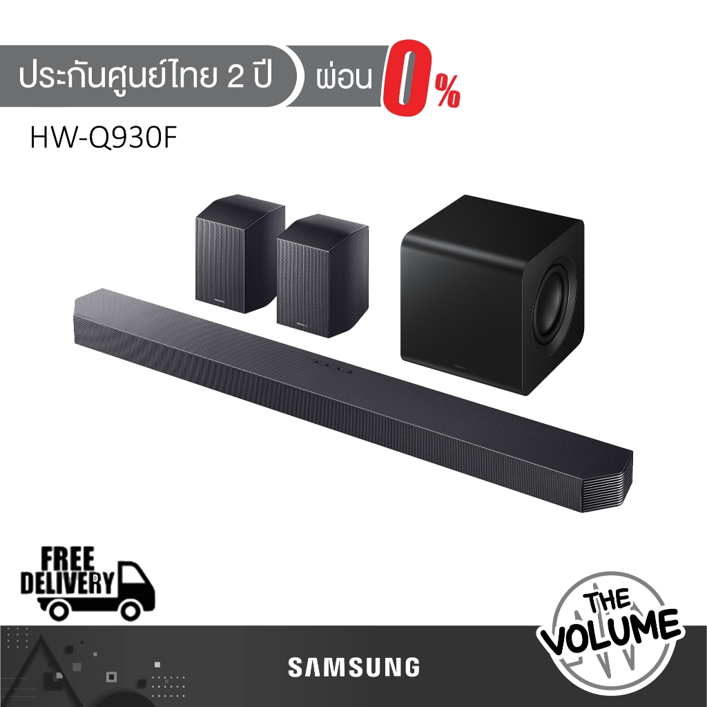 SAMSUNG Soundbar HW-Q930F | HW-Q930F/XT | Q930F | 9.1.4ch Dolby Atmos ...