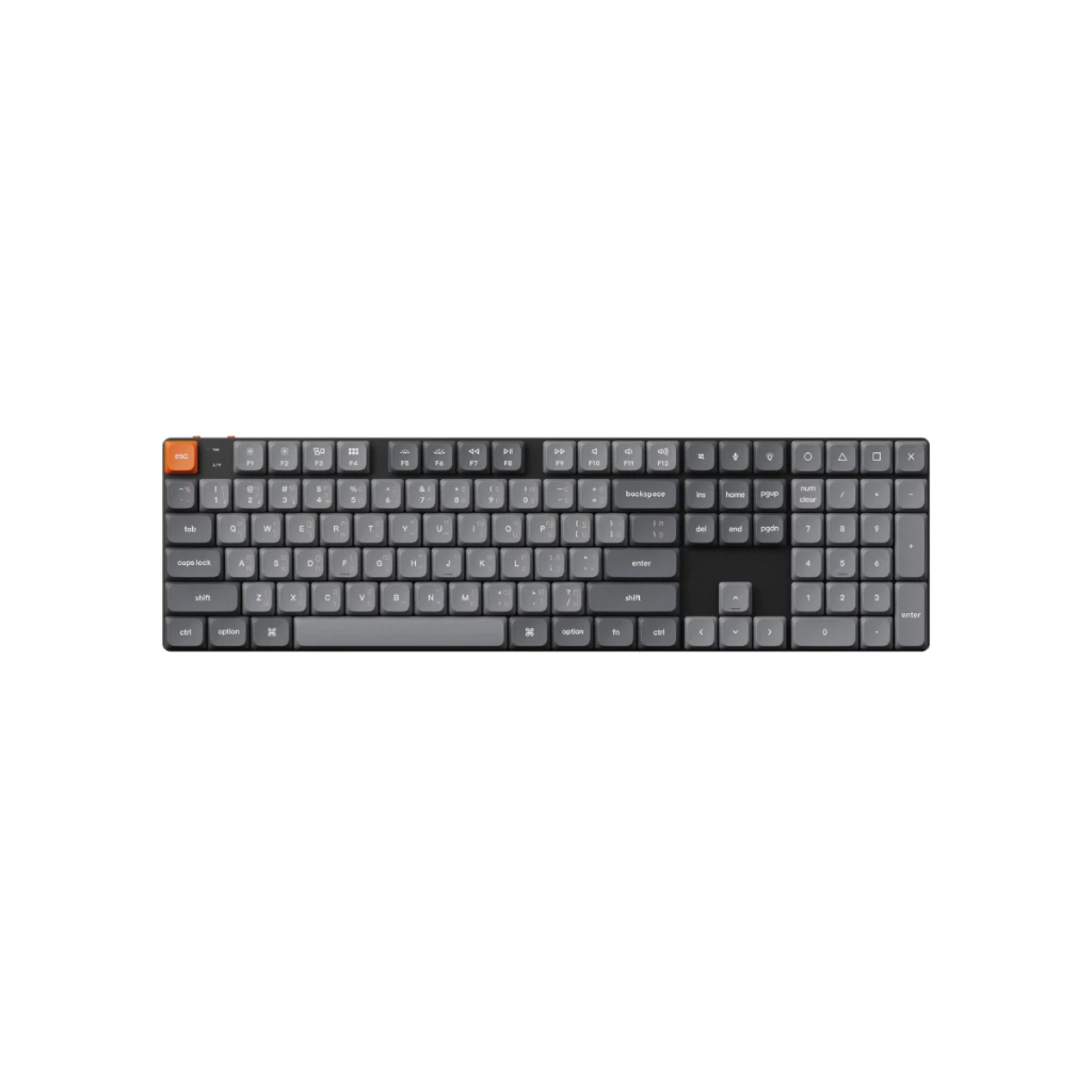 Keychron K5 Max Slim Wireless Keyboard คีย์บอร์ดไร้สายบางเฉียบ เชื่อมต่อได้ทั้ง BT และ 2.4GHz