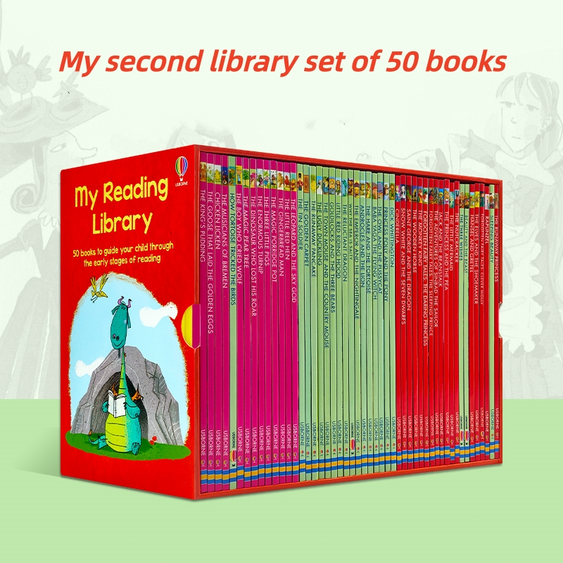 The second library set of 50 original English picture books My Reading ...