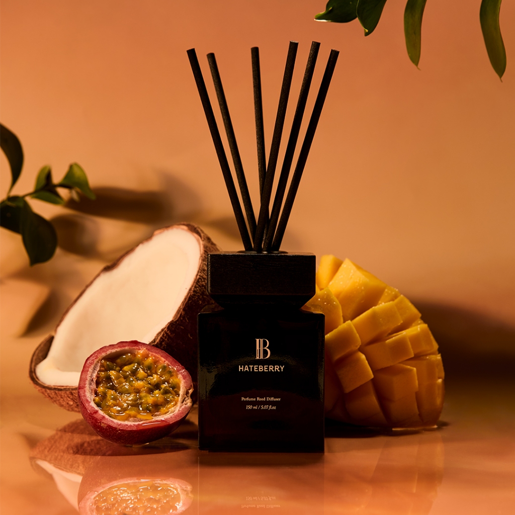 HATEBERRY SCENT ก้านไม้หอมปรับอากาศ กลิ่น Tropical Nocturne ขนาด 150 ...