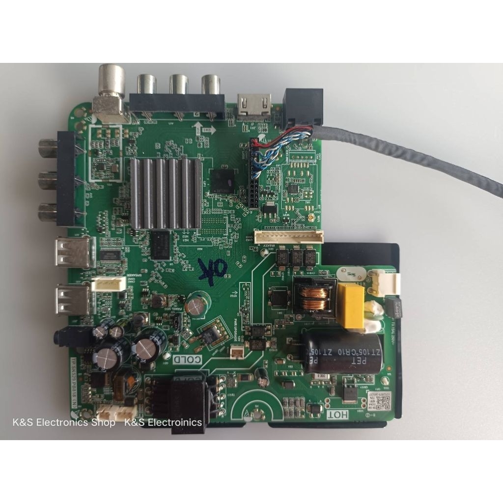 Mainboard BODA รุ่น BD-3288 พาร์ท TP.SK529.PB818 (N) อะไหล่แท้/ของถอด ...