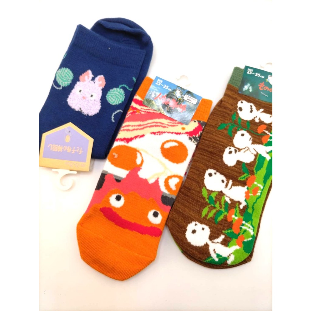 [พร้อมส่ง] ถุงเท้า Ghibli ของแท้จาก DonguriSora Totoro Spirted Away