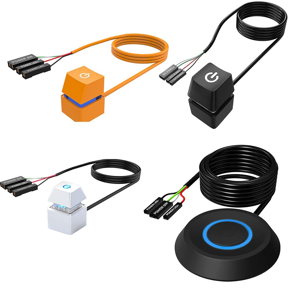 ปุ่ม Power Switch Computer สวิตซ์ เปิดปิดคอม ต่อแยก | Shopee Thailand