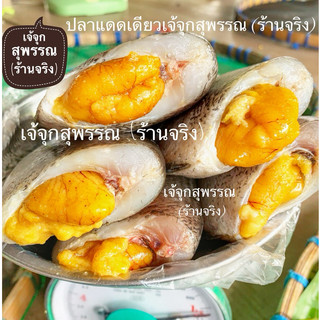 ปลาสลิดไข่ ตัวใหญ่ไม่จกตา 5/6/7/8 ตัวต่อกิโล เนื้อนุ่มฟู มีไข่จุกๆ เนื้อแน่นๆ มันฉ่ำๆ