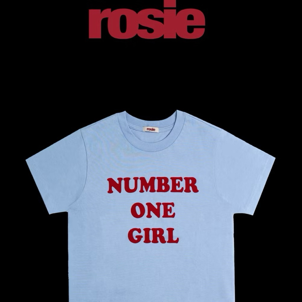 ROSÉ [ROSIE] BLACKPINK - Numver One Girl Blue T-Shirt main image 0
