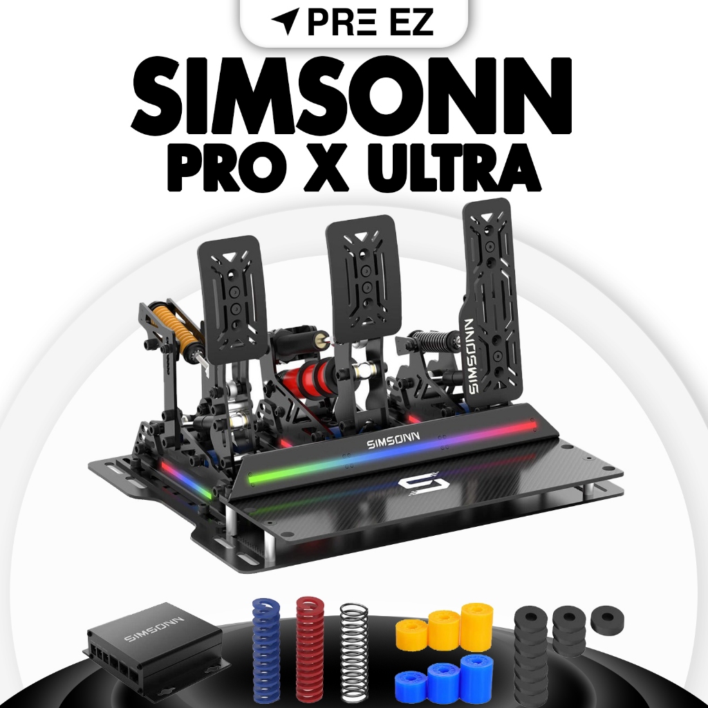 เปิดพรี ! Simsonn Pro X Ultra Pedals 3 แป้น | แป้นเหยียบ Sim Racing ...