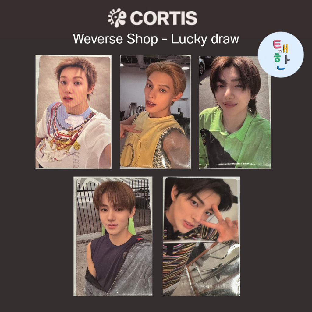 CORTIS] เฉพาะการ์ดอย่างเดียว ของอัลบั้ม 1st EP Album [COLOR