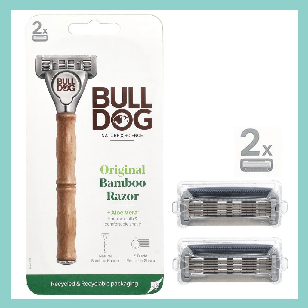 ️แท้ ️ Bulldog Skincare For Men Original Bamboo Razor 1 Razor 2 ...
