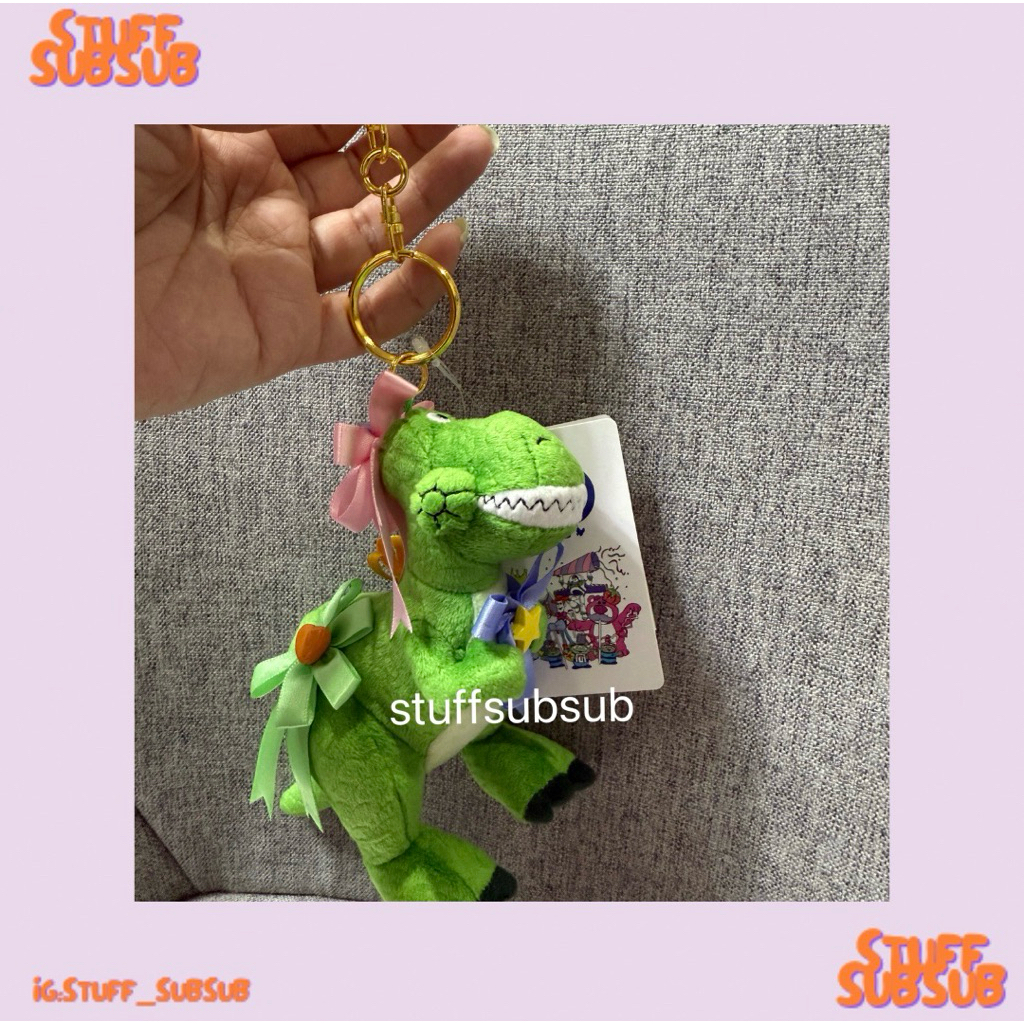 พร้อมส่ง/ของแท้ Rex keychain : 30th Toy Story from Disney Store ...