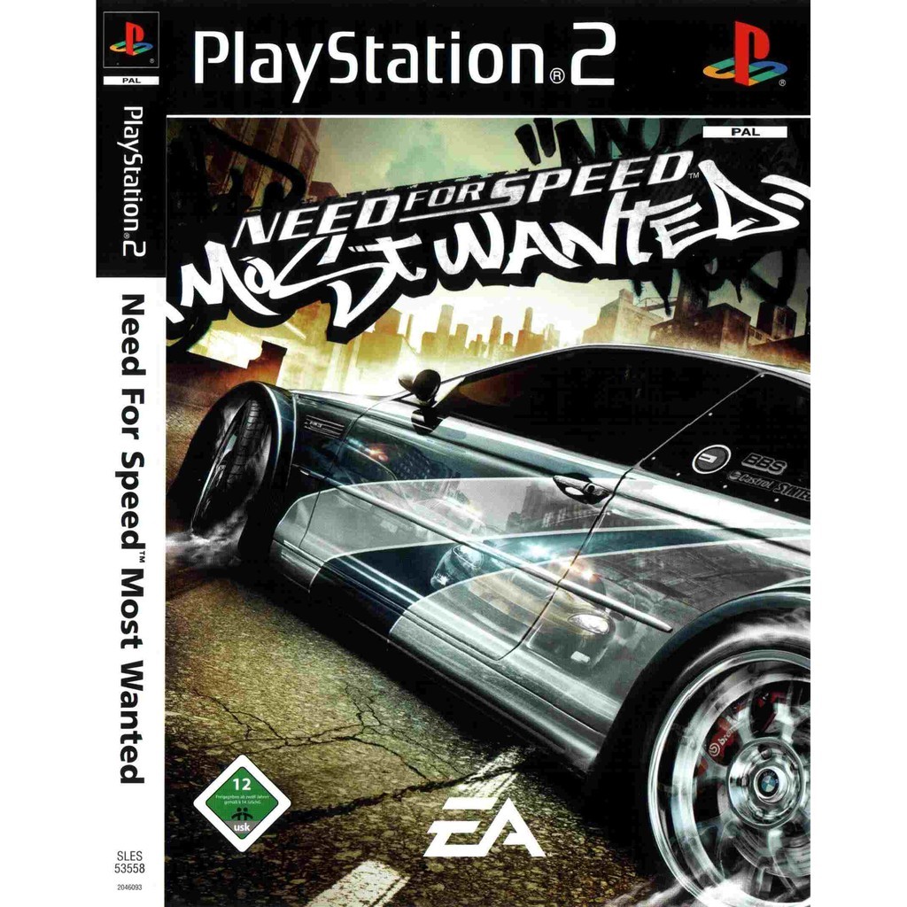 แผ่นเกม Ps2 Need for speed Most Wanted