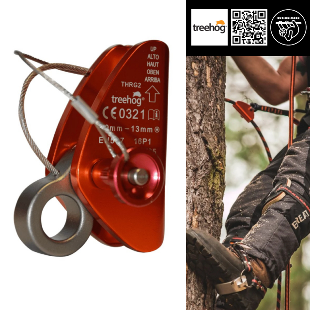 อุปกรณ์จับเชือก ปรับระยะ สำหรับแลนยาร์ด Treehog Rope Grab THRG2 ...