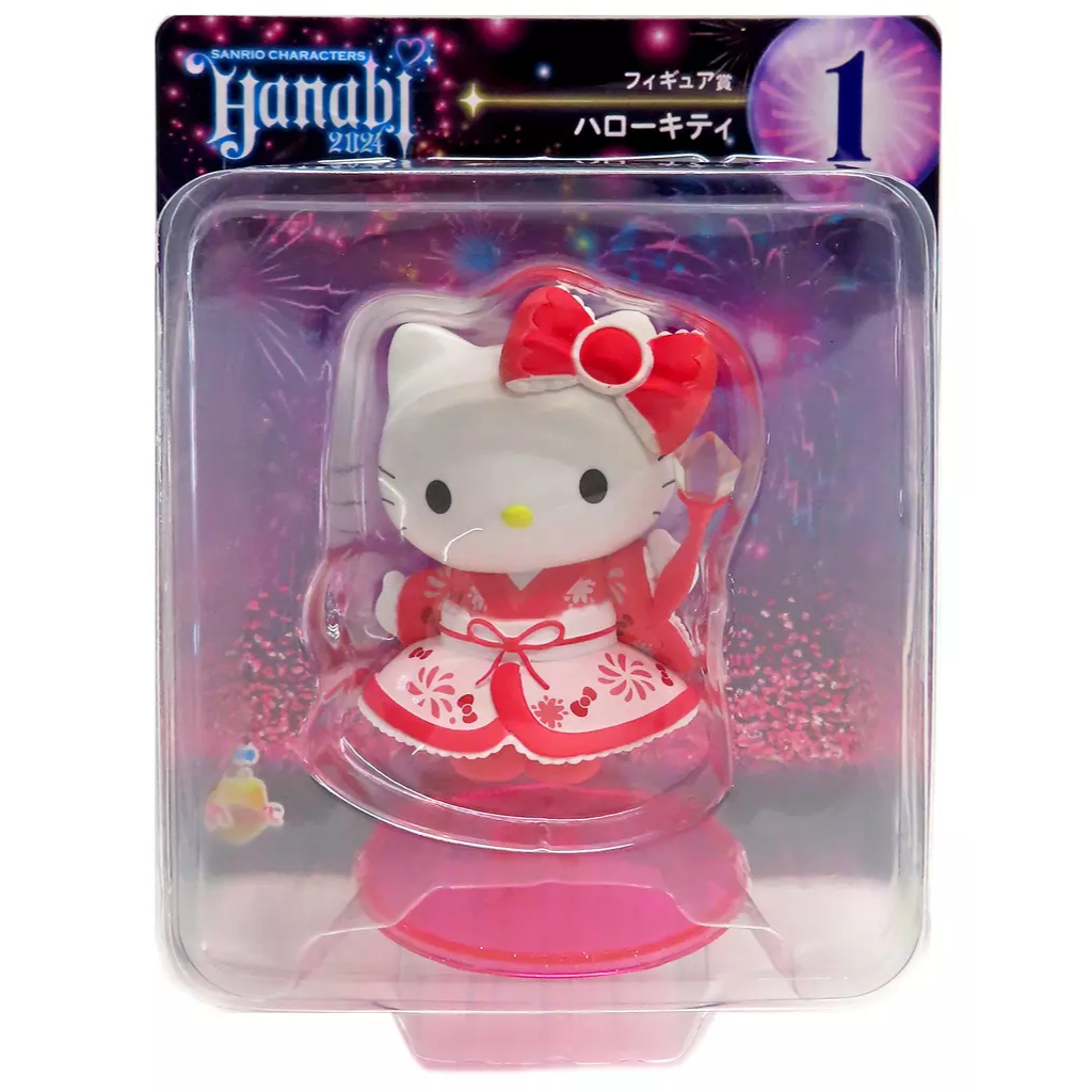 Ensemble Figurine Et Breloques Acryliques Sanrio Happy Kuji Hanabi 2024 - Usahana