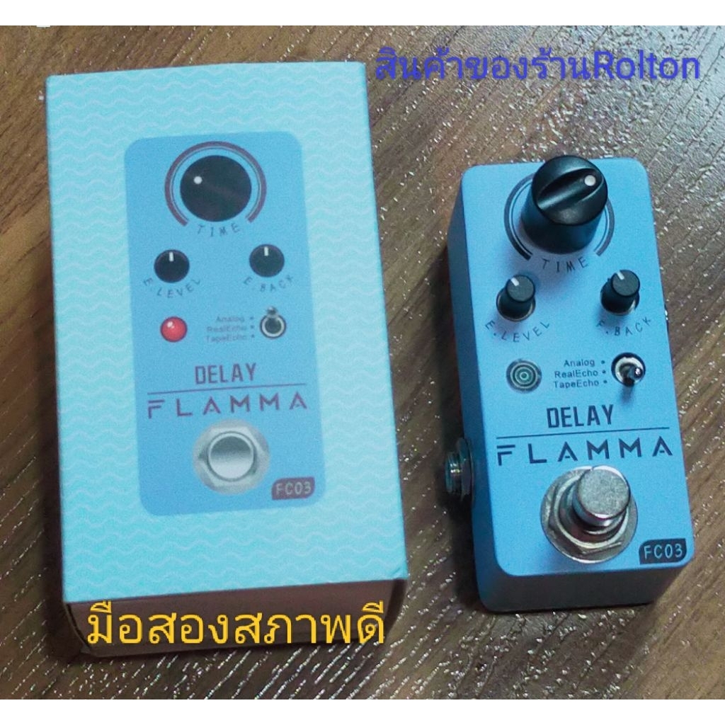 FLAMMA Delay ,Mod เอฟเฟกต์กีต้าร์ มือ2 ใช้งานน้อยภายในบ้าน | Shopee ...
