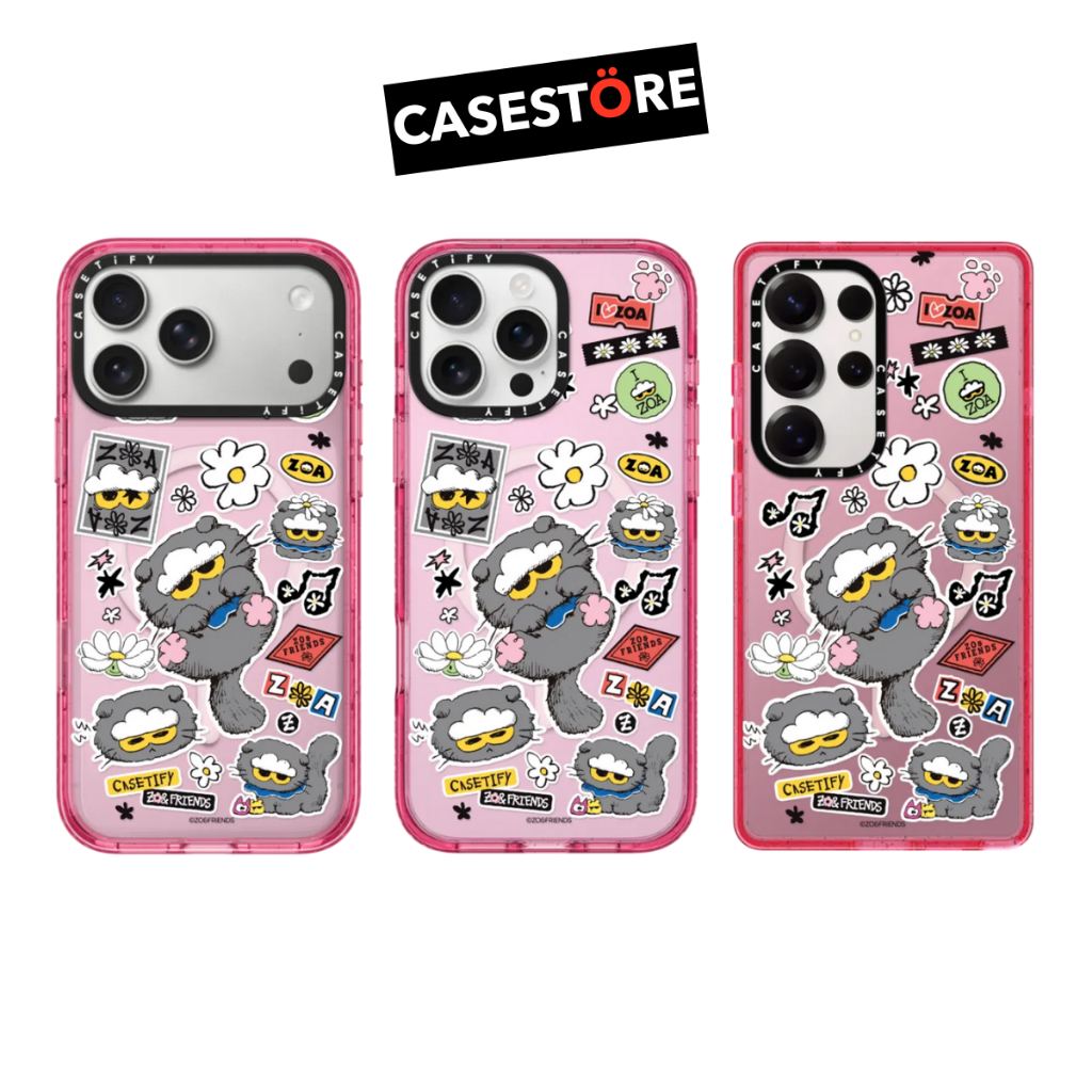 iPhoneアクセサリー Casetify zoa Sticker Case ZO&FRIENDS X CASETiFY ZOA Sticker Case (iPhone 17 Pro) – LINE