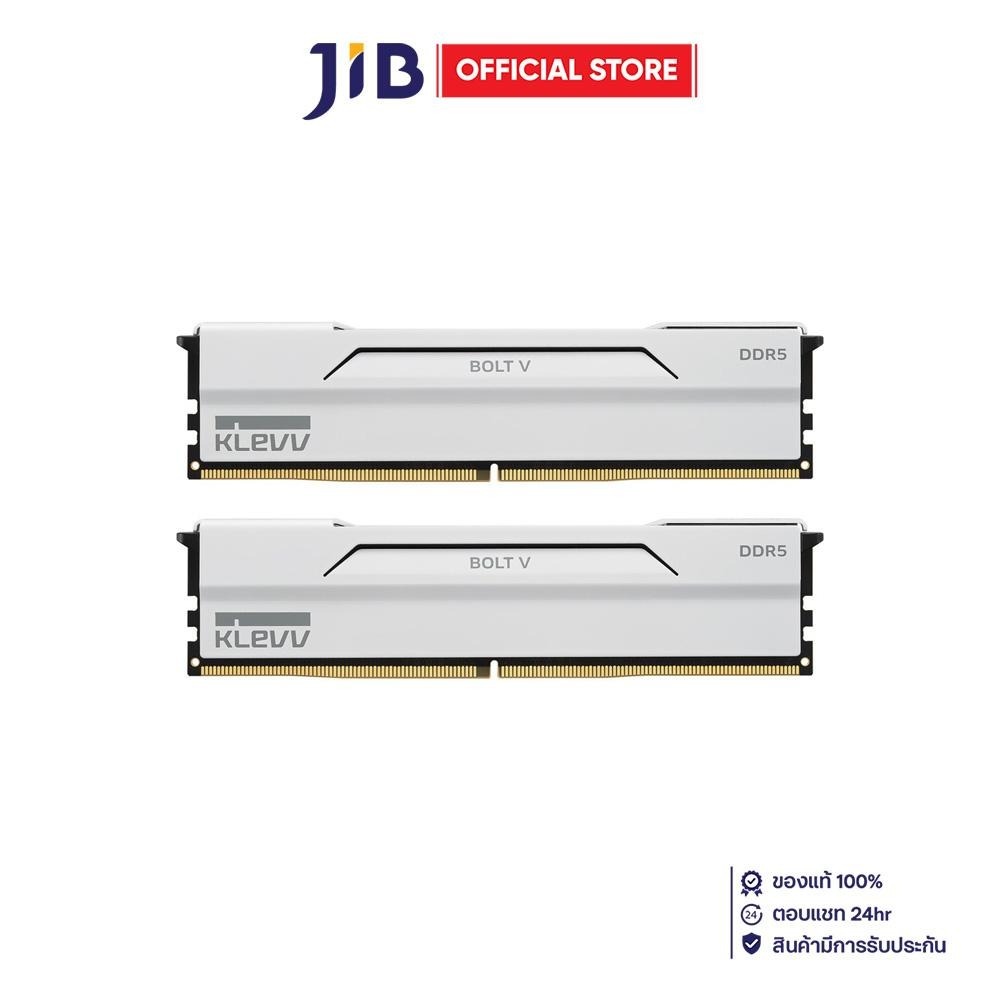 32GB (16GBx2) DDR5 6400MHz RAM (หน่วยความจำ) KLEVV BOLT V - AMD EXPO ...