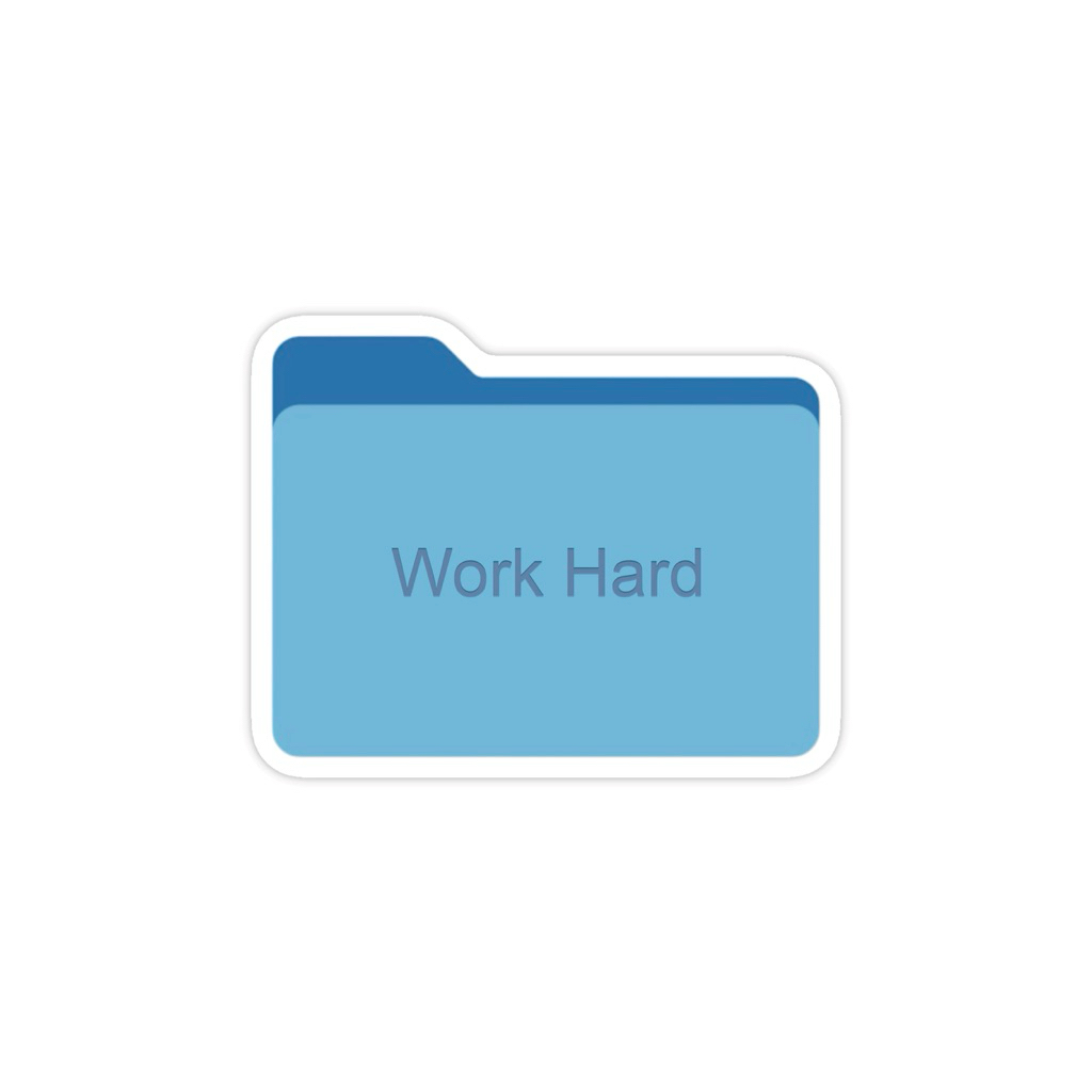 NHMC work hard sticker | Shopee Thailand