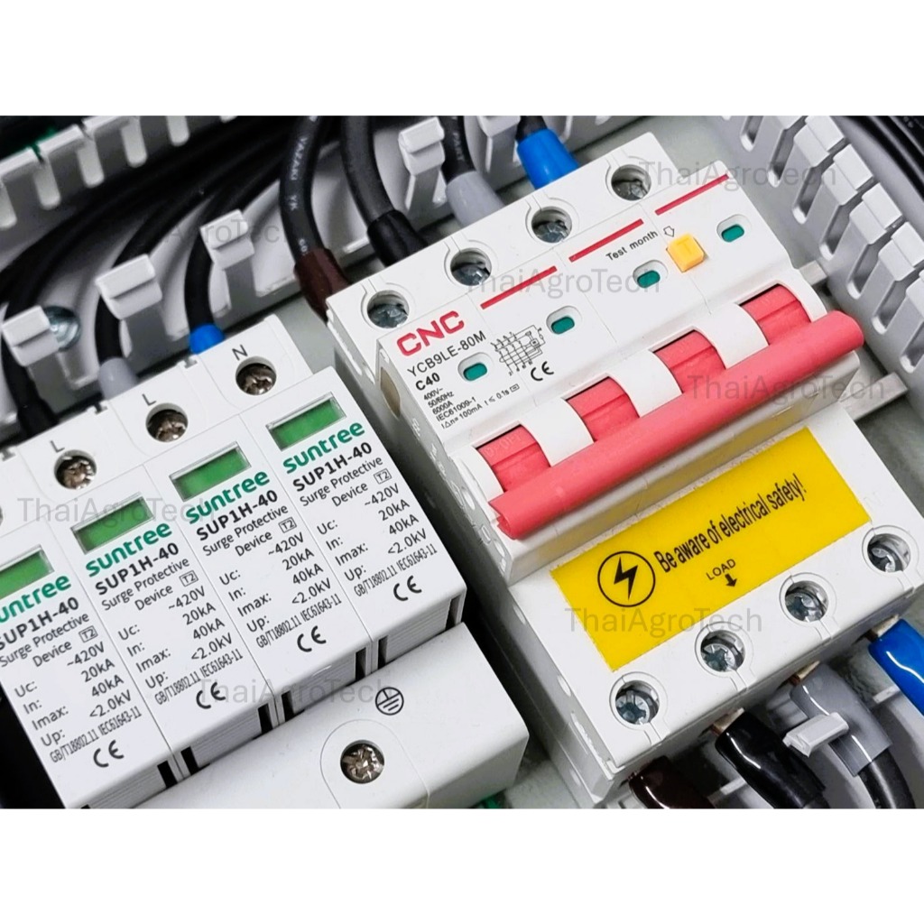 AC-DC combiner box 2string DC 1000V (SUNTREE), MCB RCBO 4P InA100mA ...