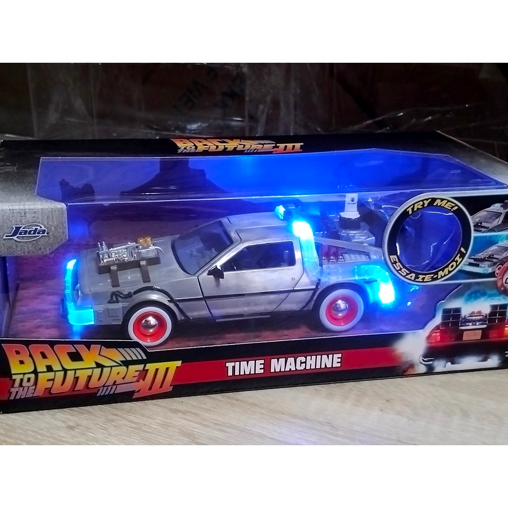 โมเดลรถtimemachine 1:24 โมเดลรถbacktothefuture โมเดลรถ Jada time ...