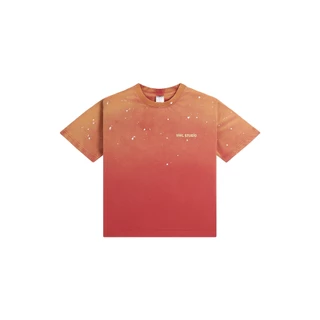 44TEES 32 Boxy Red Faded เสื้อยืด